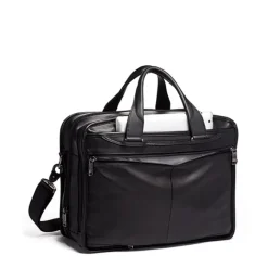 Discount Tumi Alpha Expandable Organizer Laptop Brief Leather black