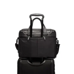 Discount Tumi Alpha Expandable Organizer Laptop Brief Leather black