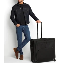 Best Tumi Alpha Extended Trip 4 Wheel Garment Bag black