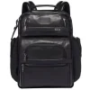 Sale Tumi Alpha Leather Brief Pack Backpack black