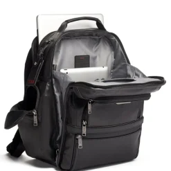 Sale Tumi Alpha Leather Brief Pack Backpack black
