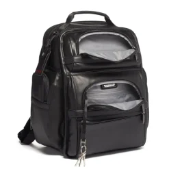 Sale Tumi Alpha Leather Brief Pack Backpack black