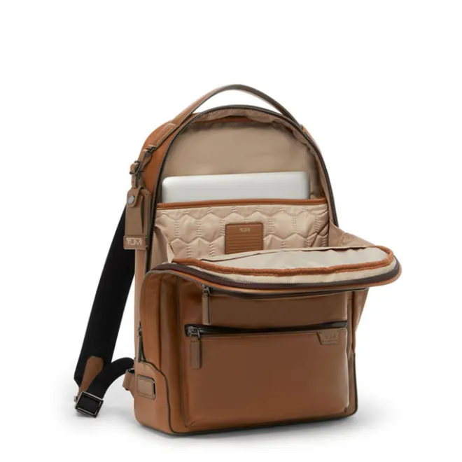 Sale Tumi Harrison Bradner Backpack Leather cognac