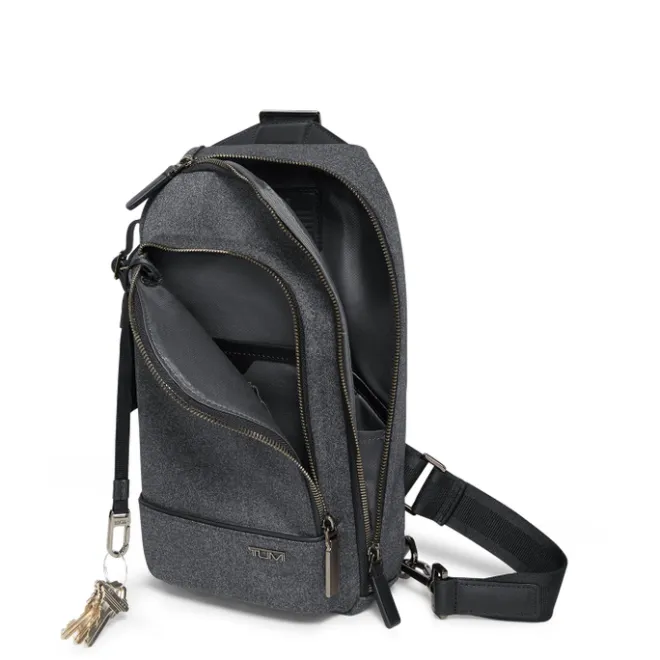 Sale Tumi Harrison Gregory Sling dark charcoal