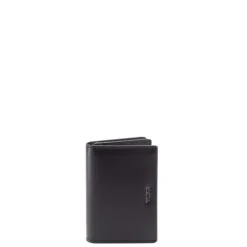 New Tumi Nassau SLG Gusseted Card Case black smooth