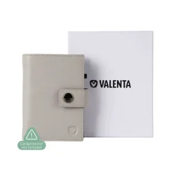 Sale Valenta Card Wallet Leather MagSafe Luxe off white