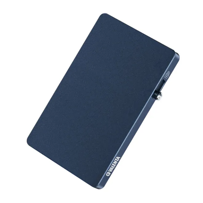 Outlet Valenta Cardprotector Aluminium Magsafe blue titanium