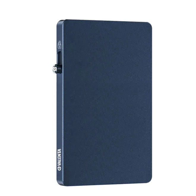 Outlet Valenta Cardprotector Aluminium Magsafe blue titanium