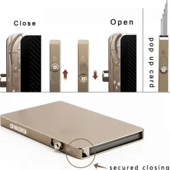 Best Valenta Cardprotector Aluminium Magsafe natural titanium