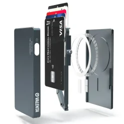 Sale Valenta Cardprotector Aluminium Magsafe grey