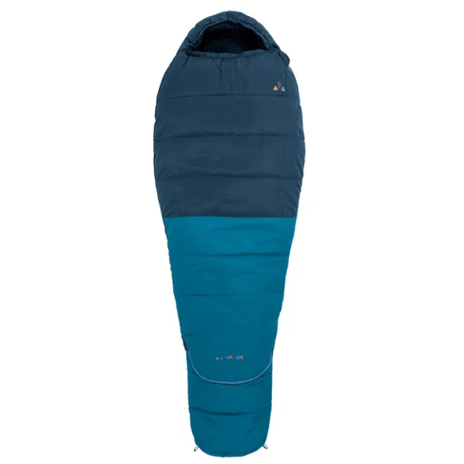 Hot Vaude Alpi Kids Sleepingbag Adjust 400 II SYN Zip Left baltic sea