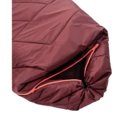 Clearance Vaude Navajo Sleepingbag 900 II SYN Zip Left dark cherry