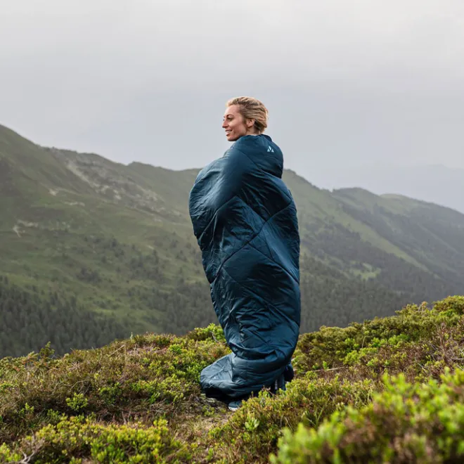 Discount Vaude Sioux Sleepingbag 800 II SYN Zip Left avocado