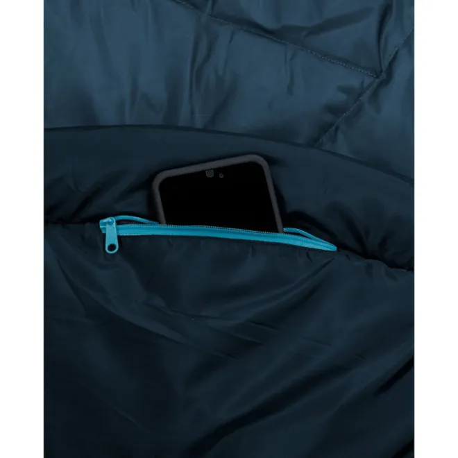Hot Vaude Sioux Sleepingbag 400 XL II SYN Zip Right baltic sea