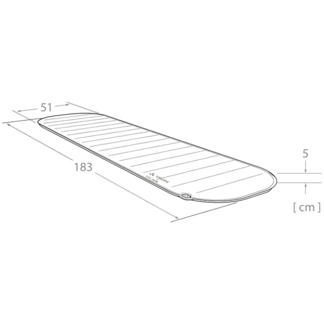 Hot Vaude Tour Sleeping Pad 5 M redwood