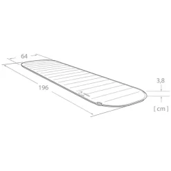 Clearance Vaude Tour Sleeping Pad 3.8 L redwood