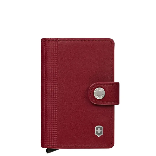 New Victorinox Altius Secrid Leather Card Wallet red