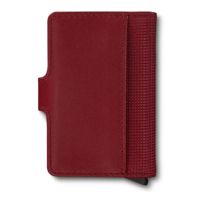 New Victorinox Altius Secrid Leather Card Wallet red