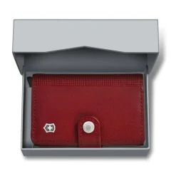 New Victorinox Altius Secrid Leather Card Wallet red