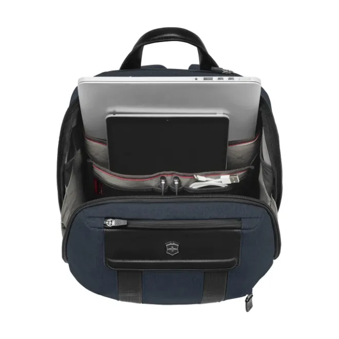 Outlet Victorinox Architecture Urban2 City Backpack melange blue/black
