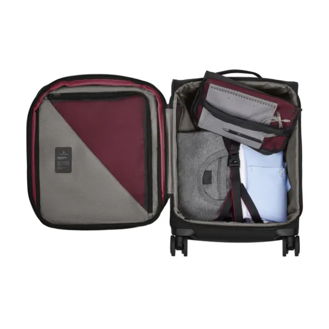 New Victorinox Crosslight Global Softside Carry-On black