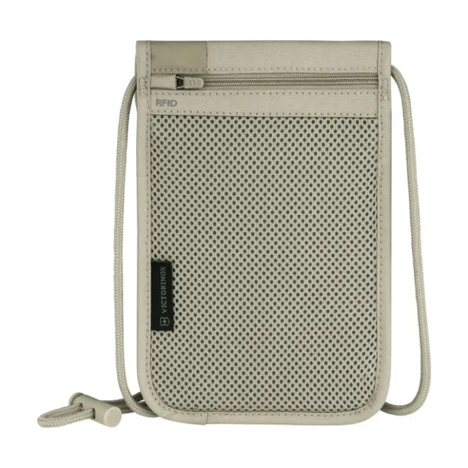 Clearance Victorinox Travel Essentials Security Neck Pouch sand beige