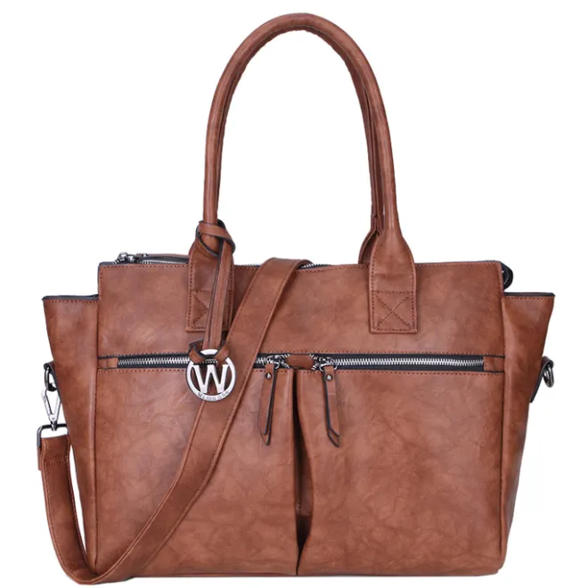 Online Wimona Catarina-One Dames Laptopbag cognac