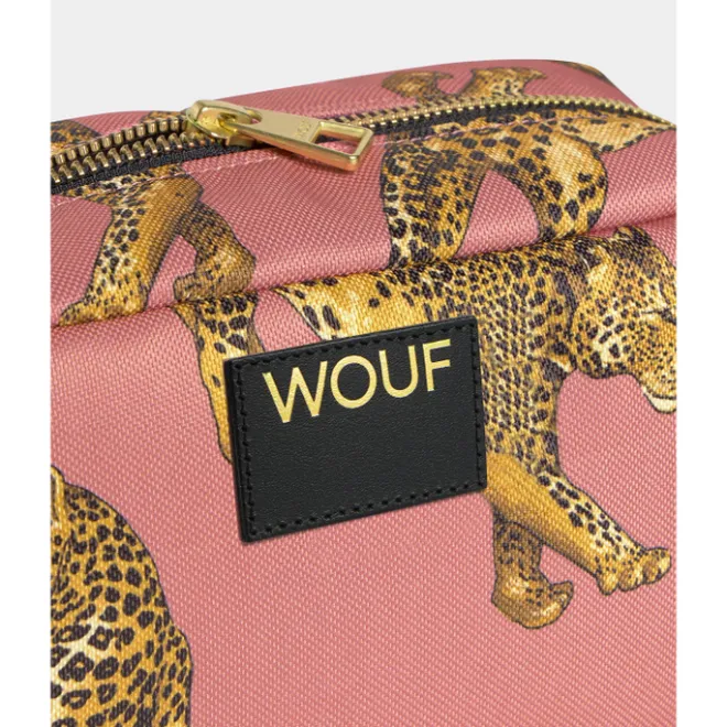 Clearance Wouf Blush Leopard Toiletry Bag multi