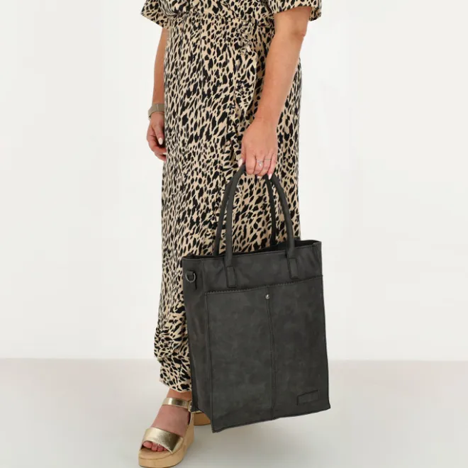Zebra Trends Cynthia Shopper black