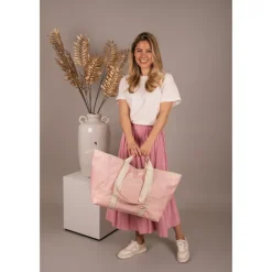 Zebra Trends Elise Beachbag pink boho