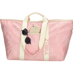 Zebra Trends Elise Beachbag pink boho