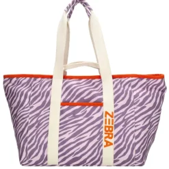 Hot Zebra Trends Elise Beachbag lila zebra