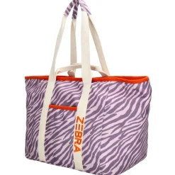 Hot Zebra Trends Elise Beachbag lila zebra