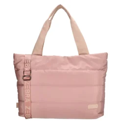 New Zebra Trends Elske Puffer Mom Bag old rose