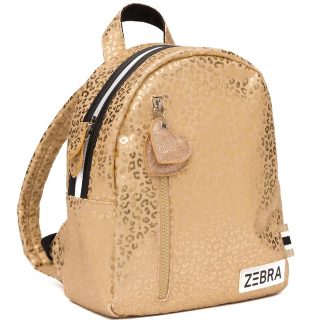 Sale Zebra Trends Girls Rugzak S gold metallic leo