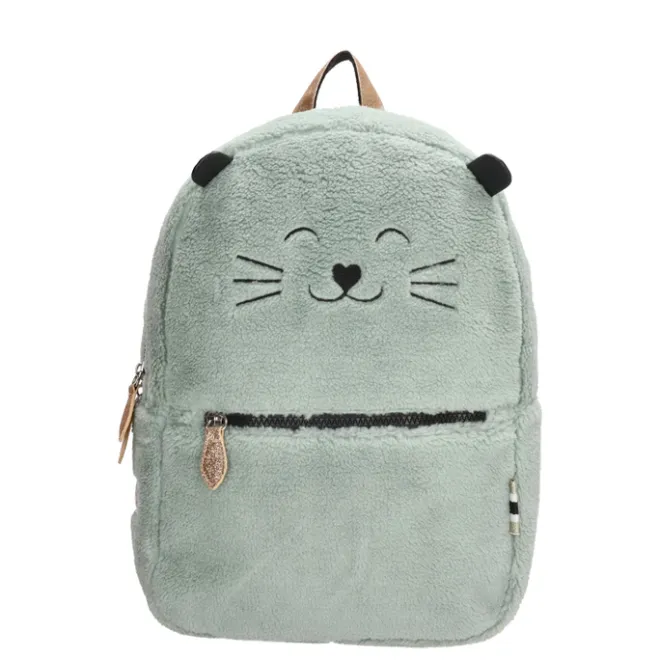 Online Zebra Trends Girls Rugzak Teddy Cat mint
