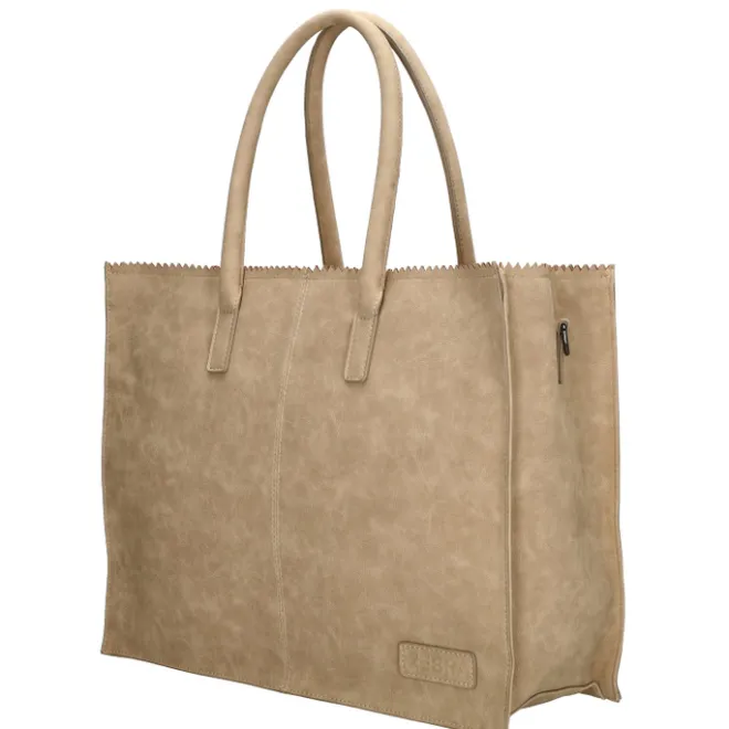 Clearance Zebra Trends Lisa XL Shopper taupe