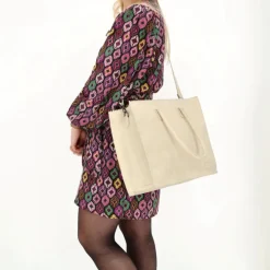 New Zebra Trends Lisa XL Shopper creme