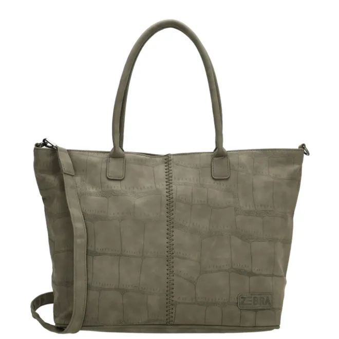 Outlet Zebra Trends Mirjam Shopper olijfgroen