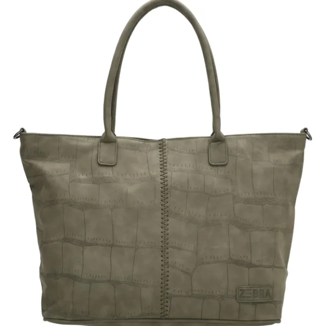Outlet Zebra Trends Mirjam Shopper olijfgroen
