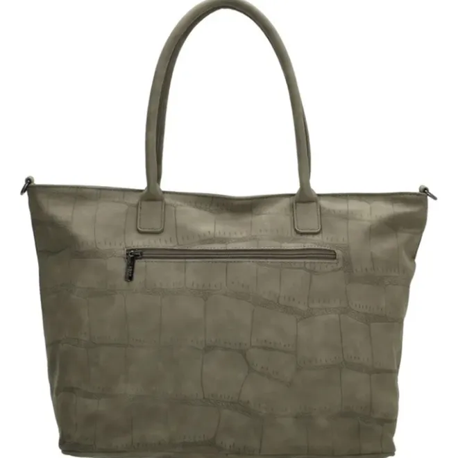 Outlet Zebra Trends Mirjam Shopper olijfgroen