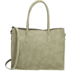 Outlet Zebra Trends Natural Bag Lisa Shopper groen
