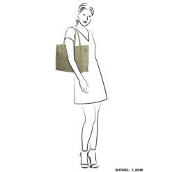 Outlet Zebra Trends Natural Bag Lisa Shopper groen