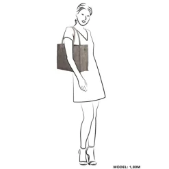 Outlet Zebra Trends Natural Bag Lisa Shopper middengrijs