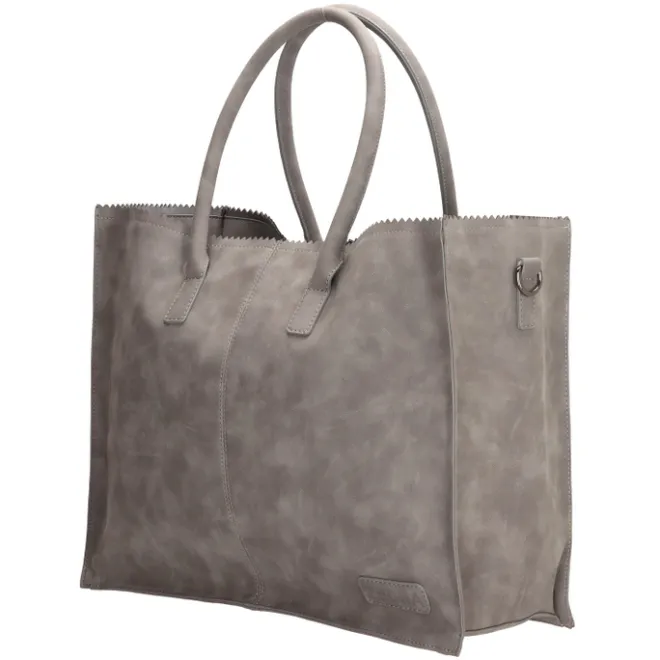Discount Zebra Trends Natural Bag Lisa Shopper 15.6 inch middengrijs