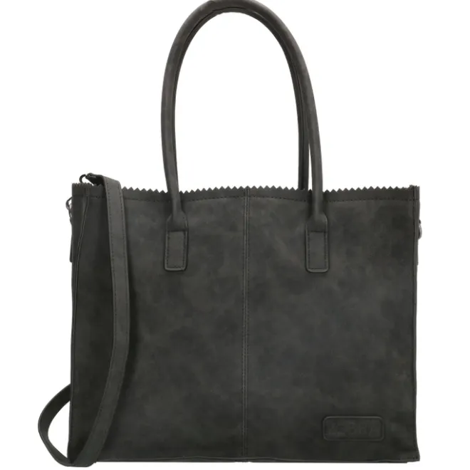 New Zebra Trends Natural Bag Lisa Shopper zwart