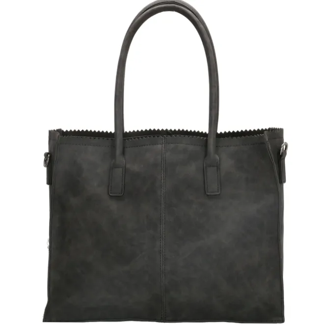 New Zebra Trends Natural Bag Lisa Shopper zwart