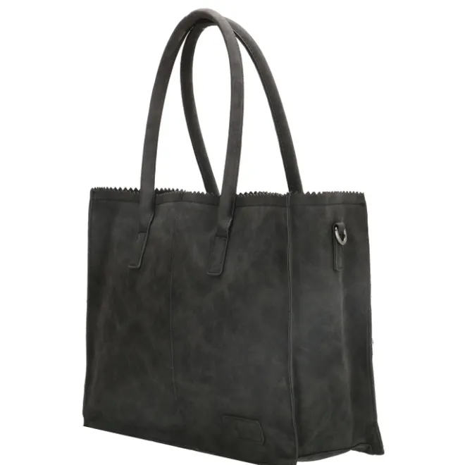 New Zebra Trends Natural Bag Lisa Shopper zwart