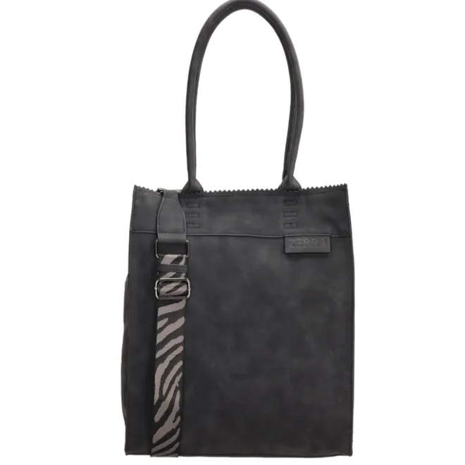 Discount Zebra Trends Natural Bag Merel Kartel Shopper black