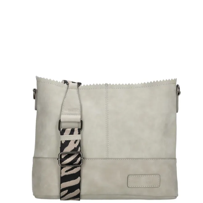 Best Zebra Trends Natural Bag Kartel Shoulderbag Merel midgrey